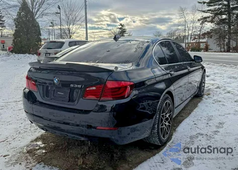 2011 BMW 535 I из США, поврежденный, VIN WBAFR7C5XBC803252
